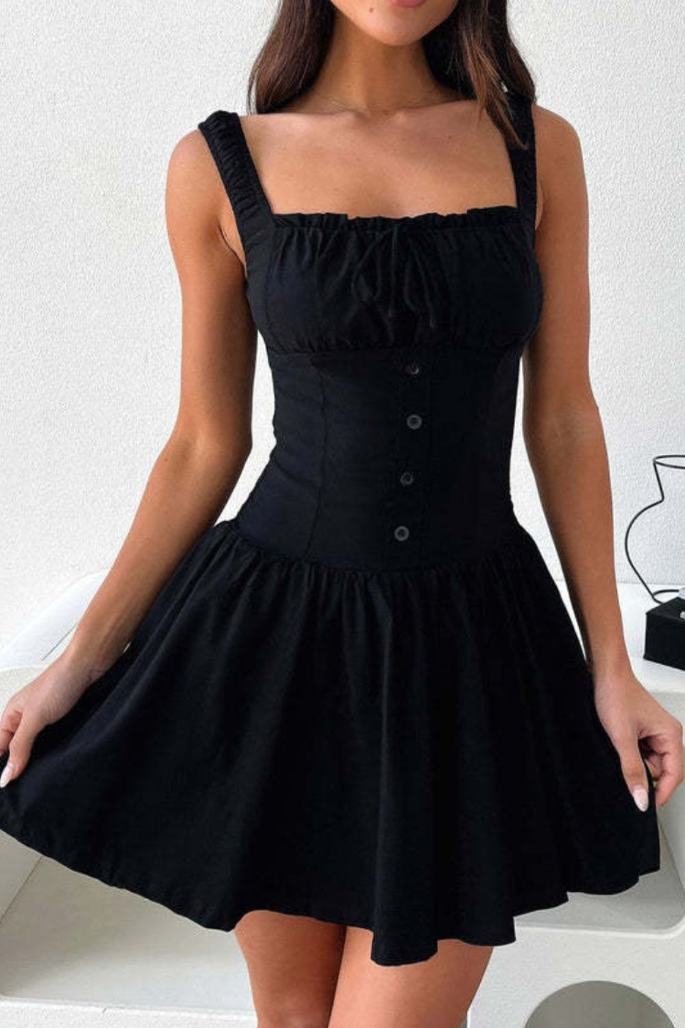 Gracie Square Neck Cami Dress