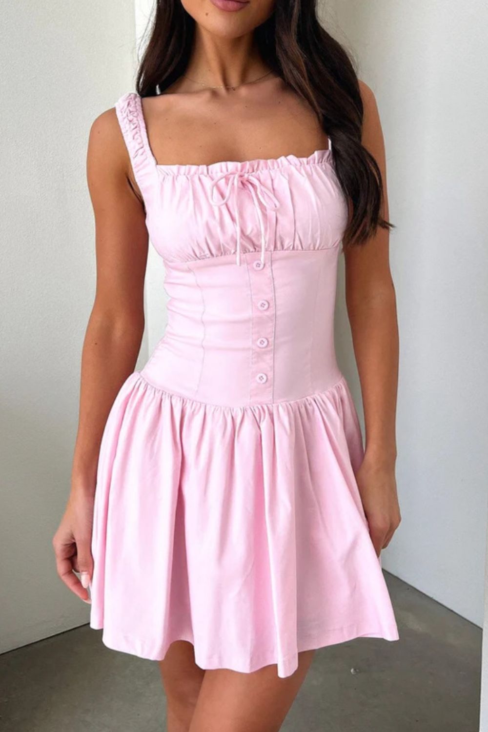 Gracie Square Neck Cami Dress