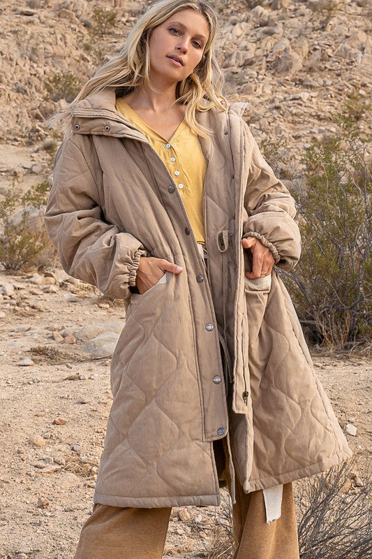 Wyoming Long Padded Jacket