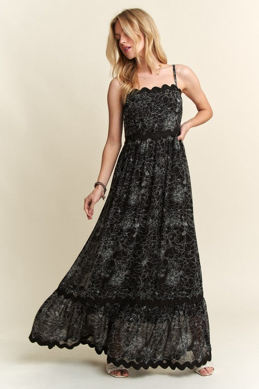 Midnight Magic Maxi Cami Dress