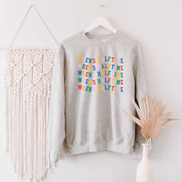 HALFTIME FOOTBALL GRAPHIC SWEATSHIRT