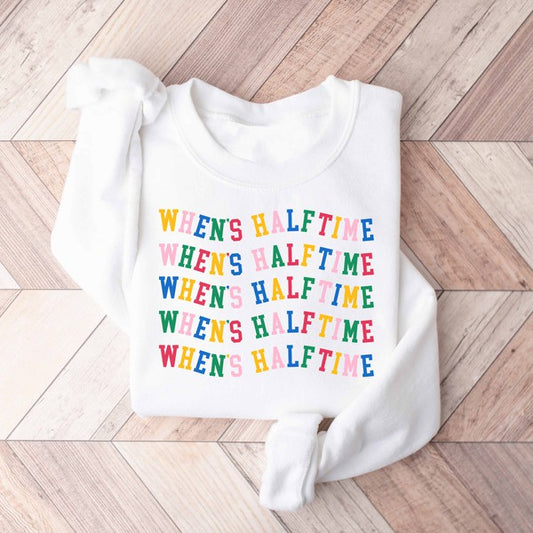 HALFTIME FOOTBALL GRAPHIC SWEATSHIRT