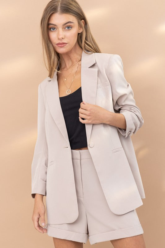 BELLE BLAZER SHORT SET