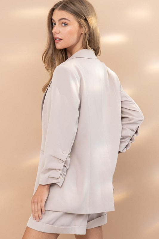 BELLE BLAZER SHORT SET