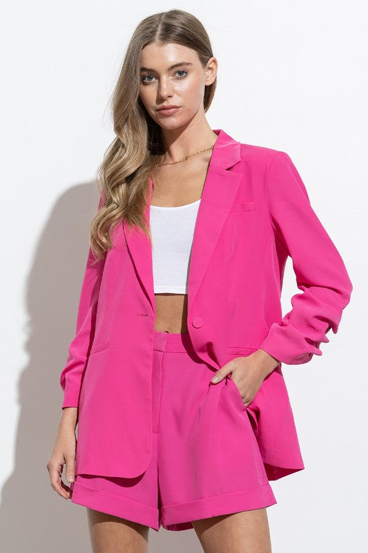 BELLE BLAZER SHORT SET