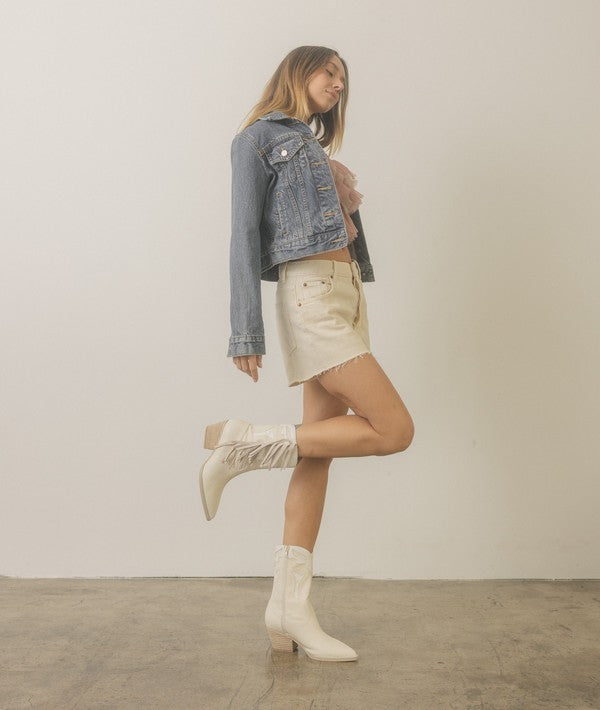 Millie - Fringe Framed Bootie
