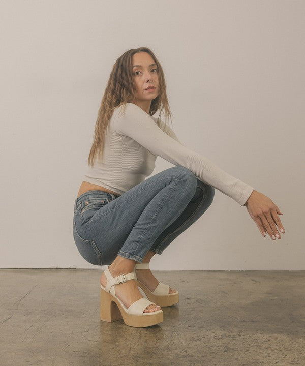 OASIS SOCIETY Sadie - Chunky Platform Heel