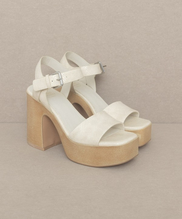 OASIS SOCIETY Sadie - Chunky Platform Heel