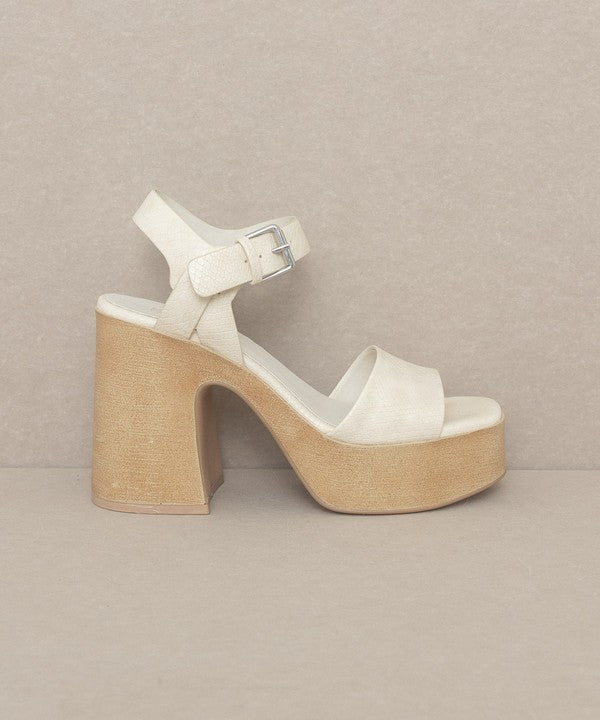 OASIS SOCIETY Sadie - Chunky Platform Heel
