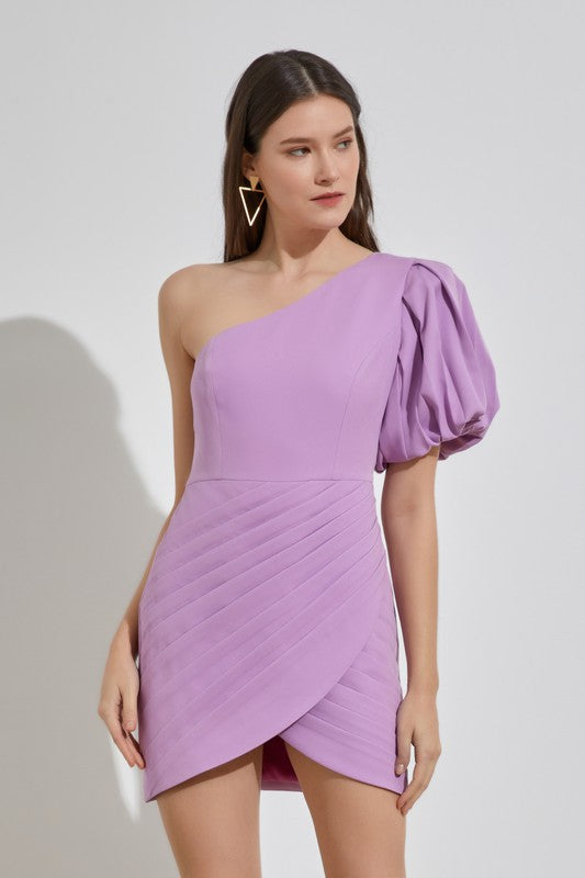VALLEY ONE SHOULDER DRESS