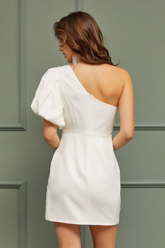 VALLEY ONE SHOULDER DRESS