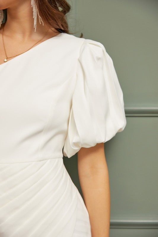 VALLEY ONE SHOULDER DRESS