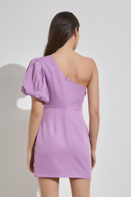 VALLEY ONE SHOULDER DRESS