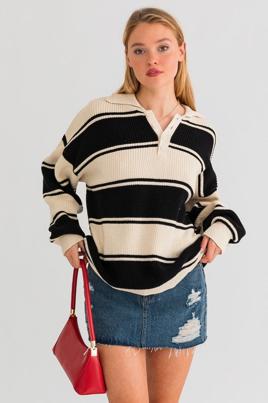 Brooke Oversized Sweater Top