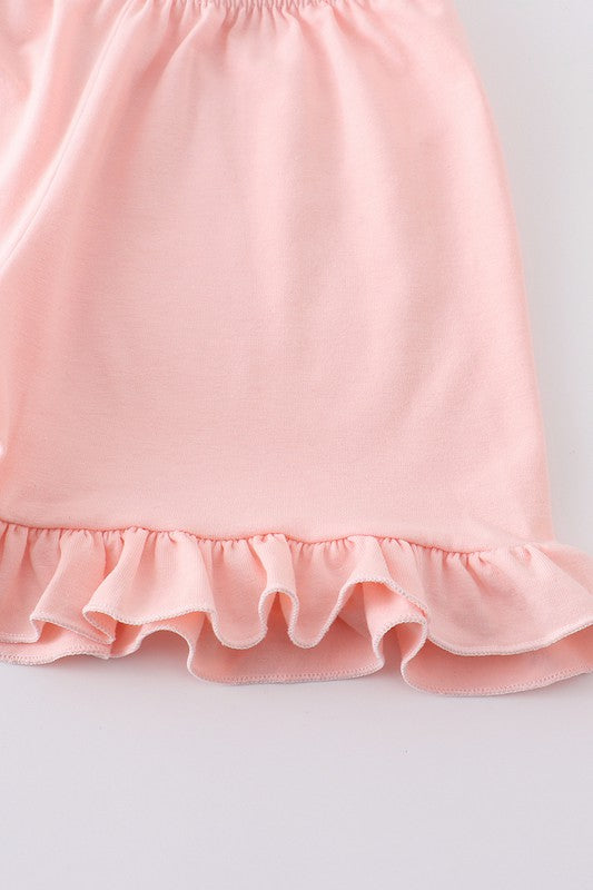 LOVE MAMA FLORAL SMOCKED SET