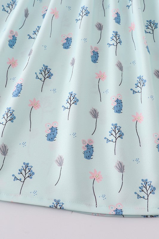 CACTUS SMOCKED DRESS