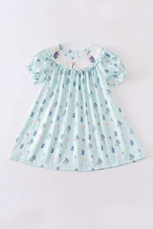 CACTUS SMOCKED DRESS