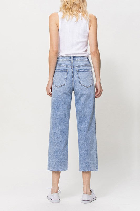 SUPER HIGH RISE CROP WIDE LEG