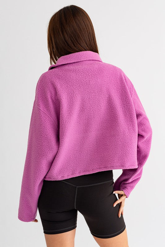 Beau Fleece Pullover Sweater