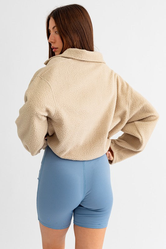 Beau Fleece Pullover Sweater