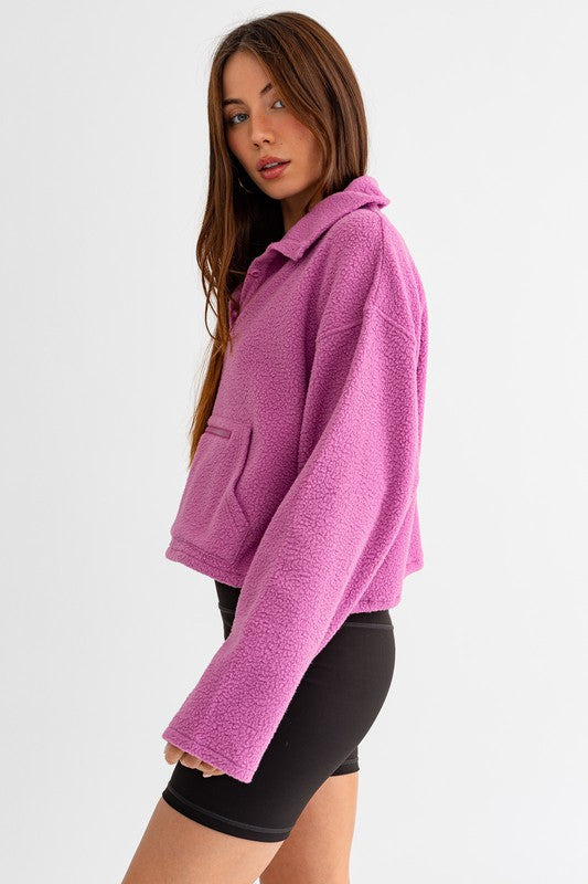 Beau Fleece Pullover Sweater