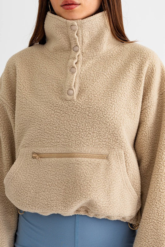 Beau Fleece Pullover Sweater