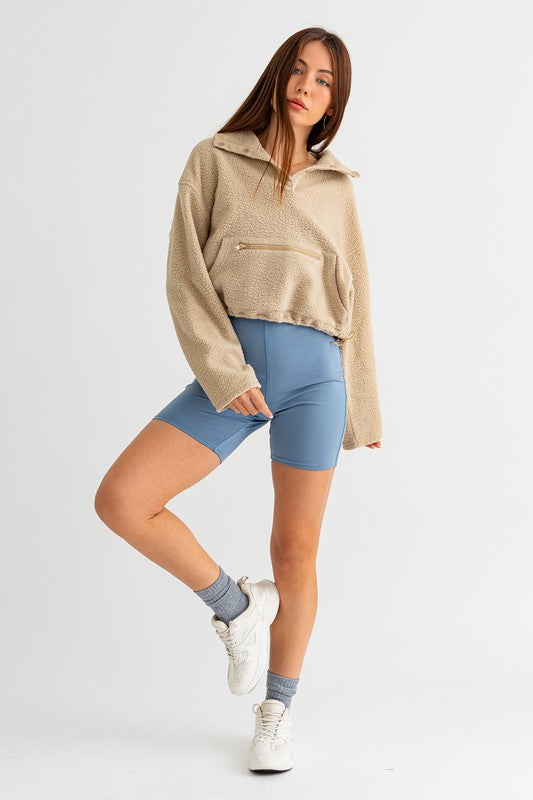Beau Fleece Pullover Sweater