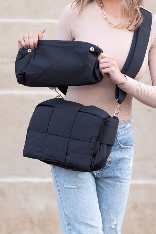 Romy Fold-Over Puffer Crossbody