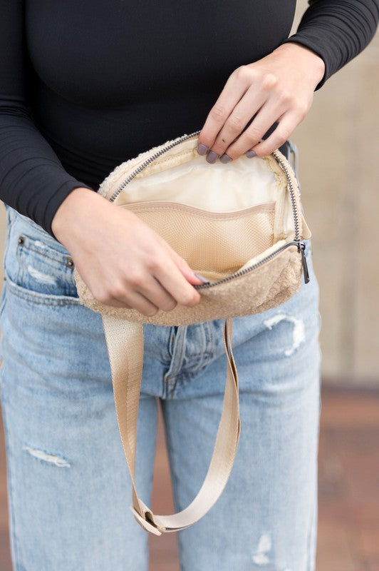 Lola Sherpa Sling/Belt Bag
