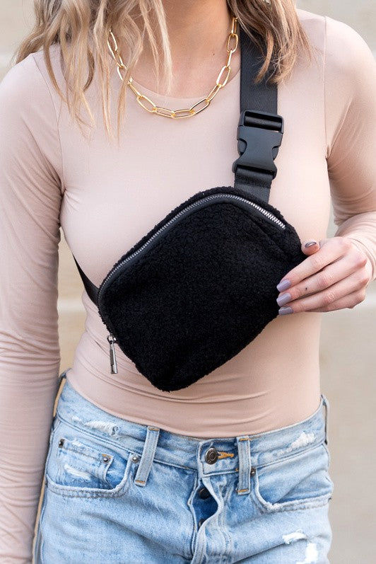Lola Sherpa Sling/Belt Bag
