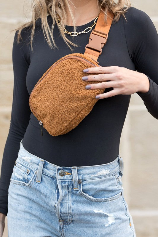 Lola Sherpa Sling/Belt Bag