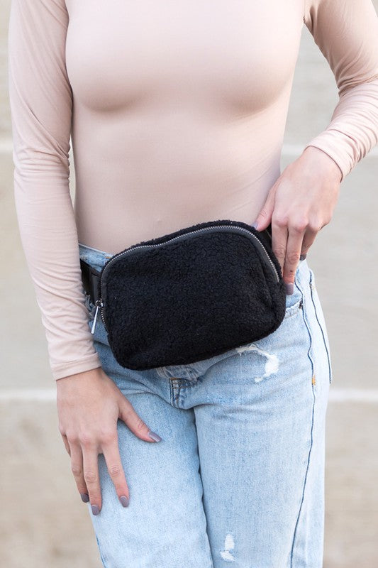 Lola Sherpa Sling/Belt Bag