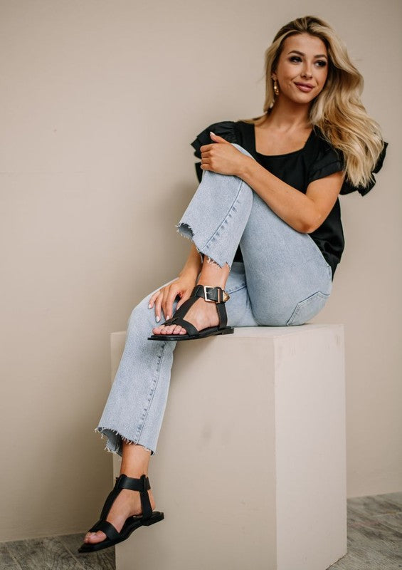 Ava Buckle Sandal