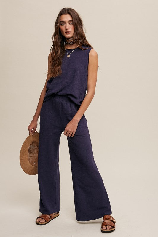 Lounged up Tank and Sweat Pant Set