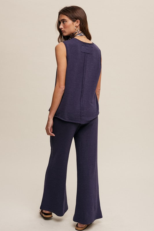 Lounged up Tank and Sweat Pant Set