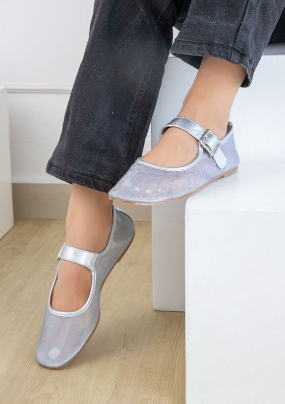 Levi Mesh Ballet Flats