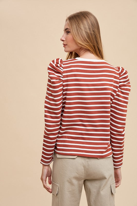 Rosie Red French Terry Top