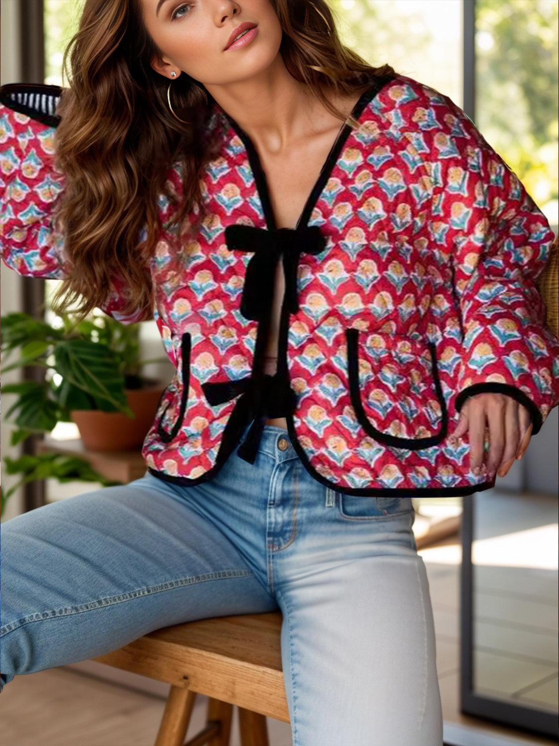 Pippa Bow Jacket