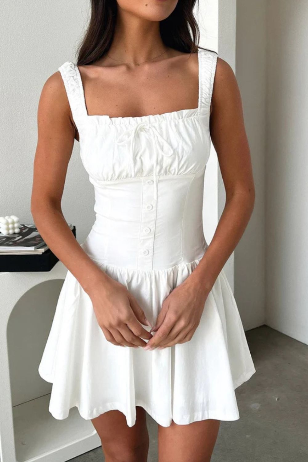 Gracie Square Neck Cami Dress