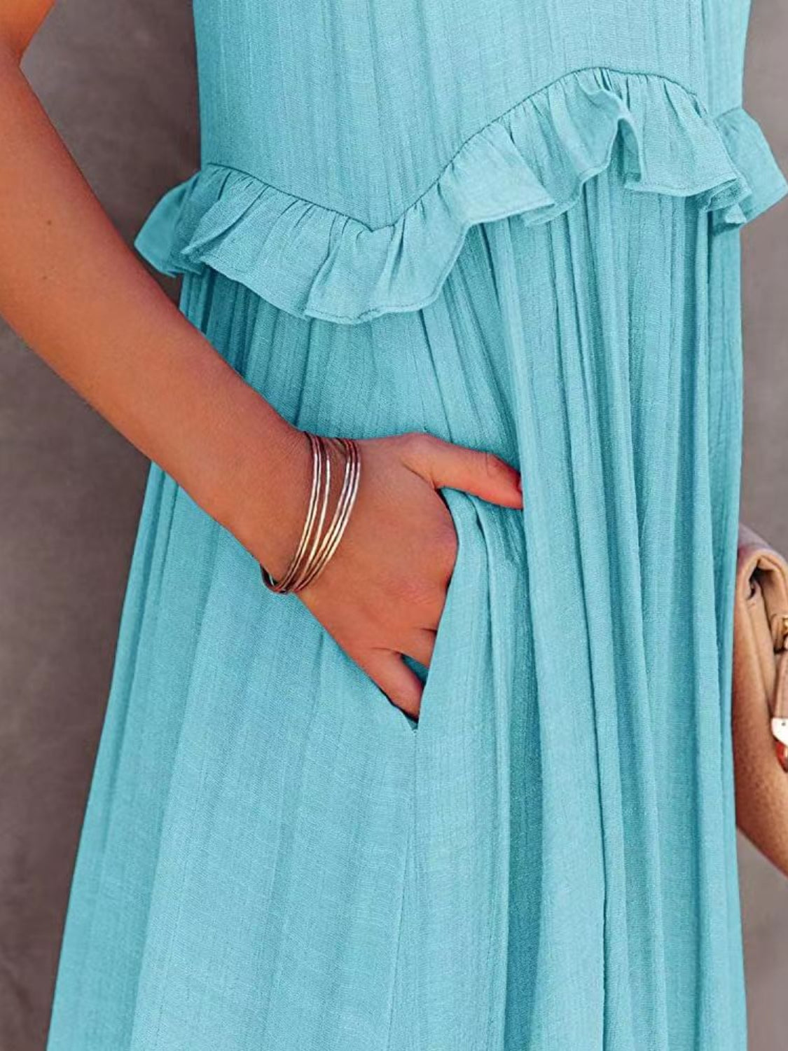 Mingo Tiered Maxi Dress