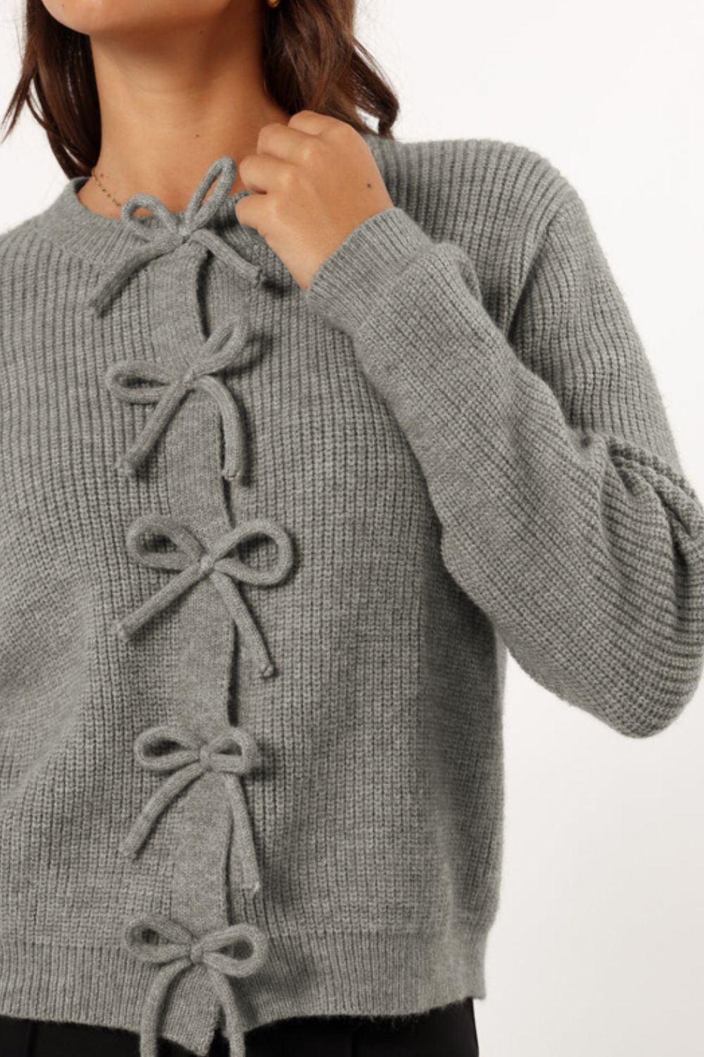 Quincy Bow Cardigan