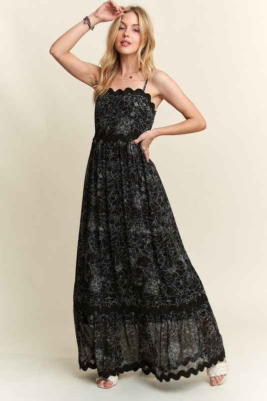Midnight Magic Maxi Cami Dress