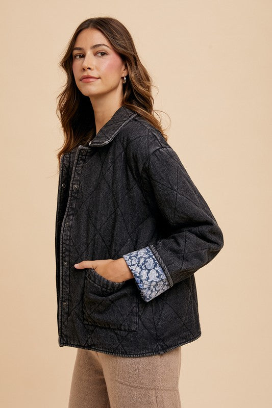 The Emily Snap Down Denim Jacket