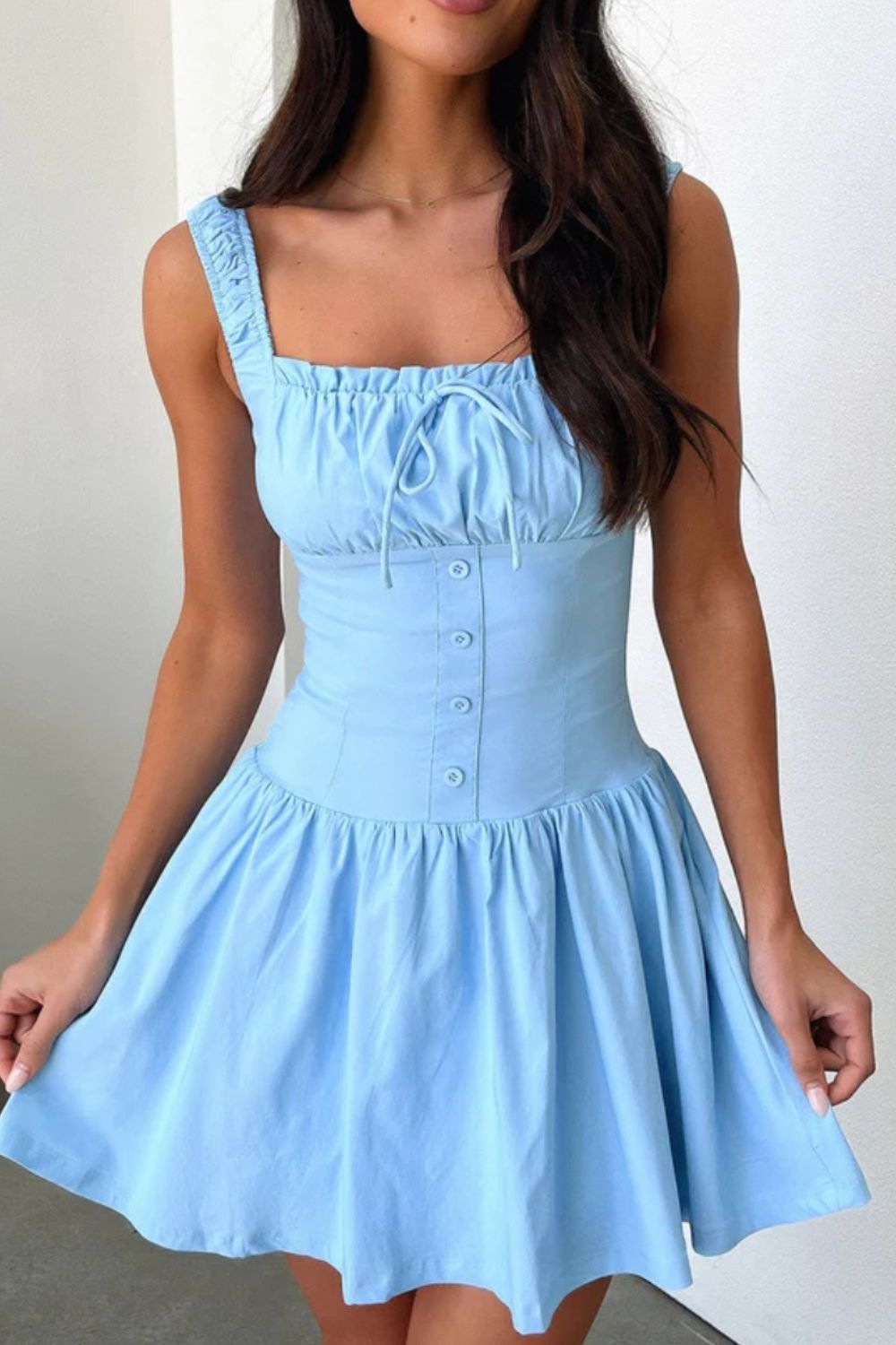 Gracie Square Neck Cami Dress