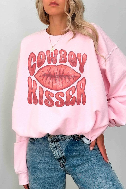 COWBOY KISSER Graphic Sweatshirt
