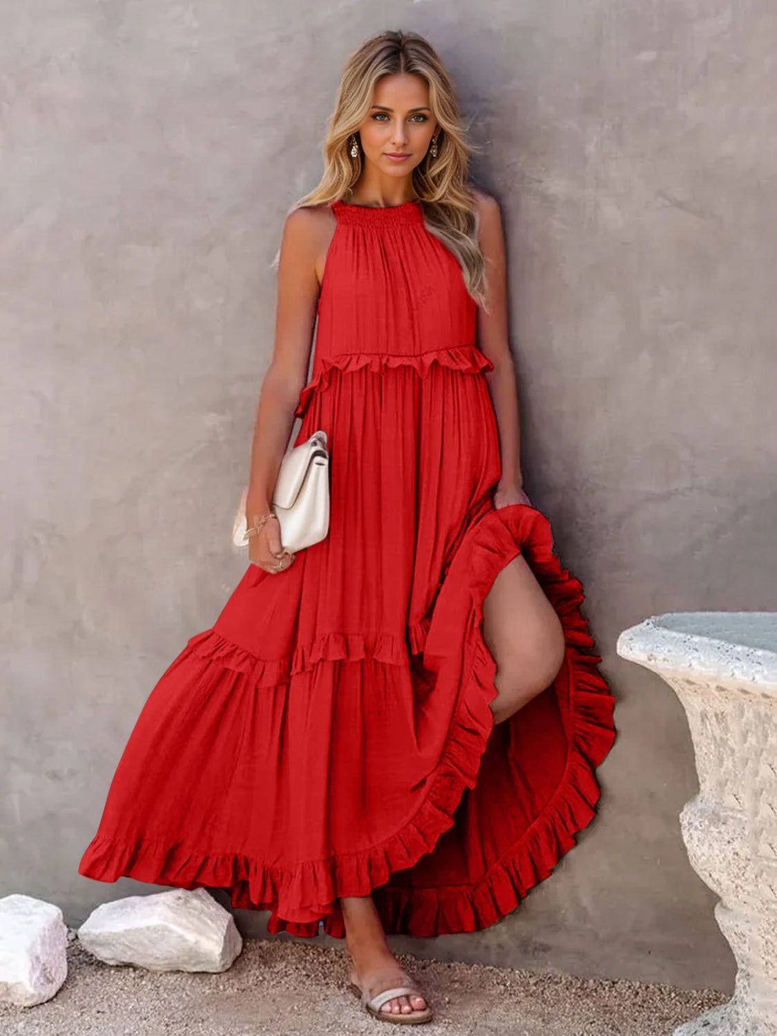 Mingo Tiered Maxi Dress