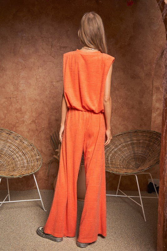 Maggie Round Neck Top and Pants Set