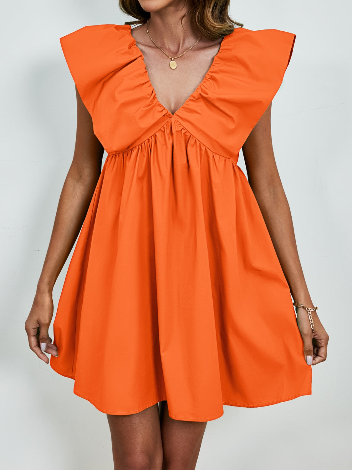 Skye Cap Sleeve Mini Dress