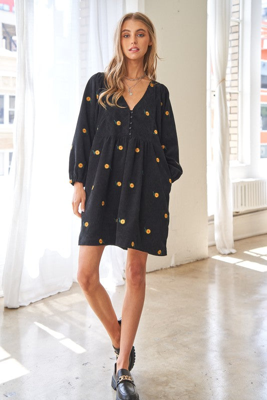 Jane Quilted Mini Dress