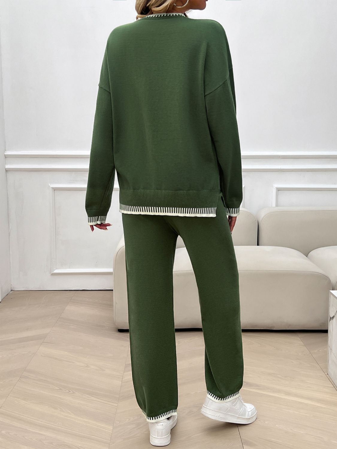 Devine Top and Pants Sweater Set